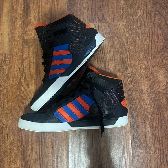 COPY - Three pairs of size 13 Adidas in mint condition old-school retro high top - Picture 8 of 16